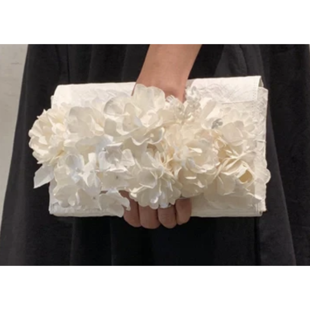 【玉川高島屋POPUP限定】お花のクラッチバック| ミルクぱく子