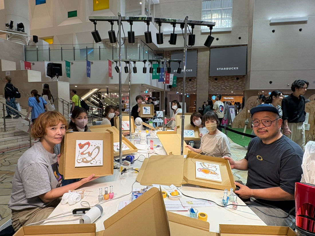 【イベントレポート大阪・梅田】マニキュアが描く自由な表現。阪急うめだ本店で『ACTA+』がアートワークショップを開催