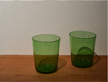 【無印良品 販売会】ワインボトルのカップルグラス｜伊藤太一