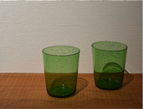 【無印良品 販売会】ワインボトルのカップルグラス｜伊藤太一
