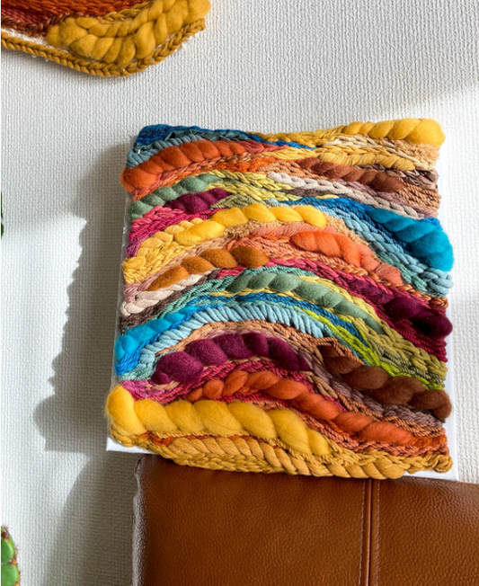 【無印良品 販売会】Colorful Weave（壁面アート）｜ayumin
