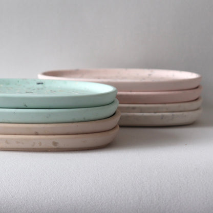 【玉川高島屋POPUP限定】牡蠣殻エコレジンオーバルトレイ｜ 牡蠣殻クラフトOstrica